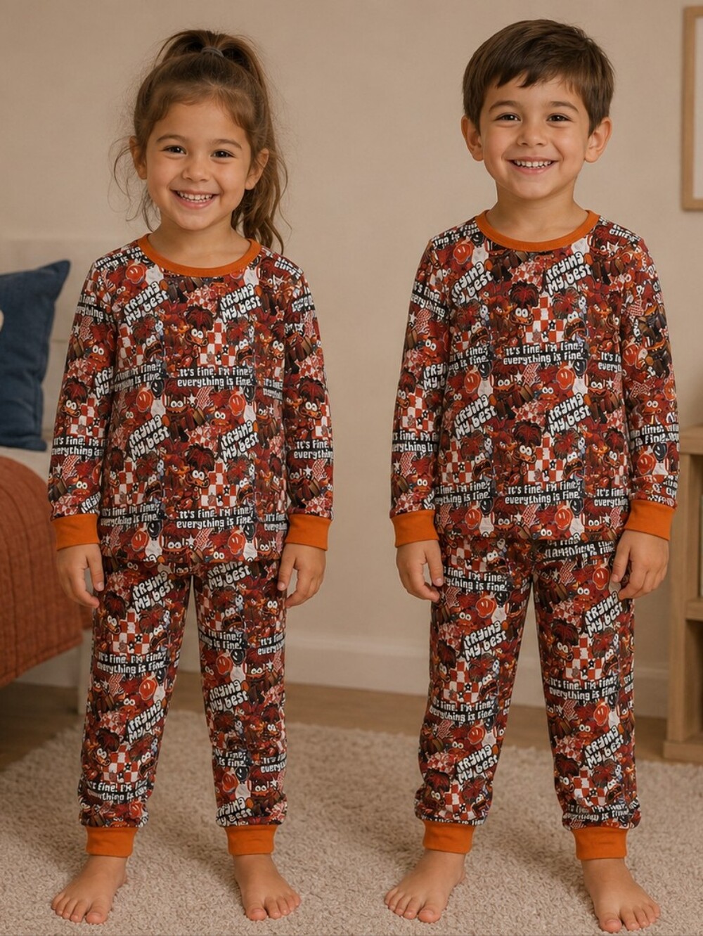 Inside Out Anxiety Bamboo Pajama Set NWOT